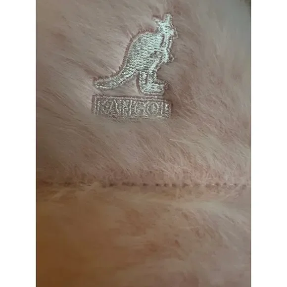 Kangol Furgora Bin Bucket Hat MED Soft Pink Fuzzy HipHop Streetwear - Picture 6 of 6